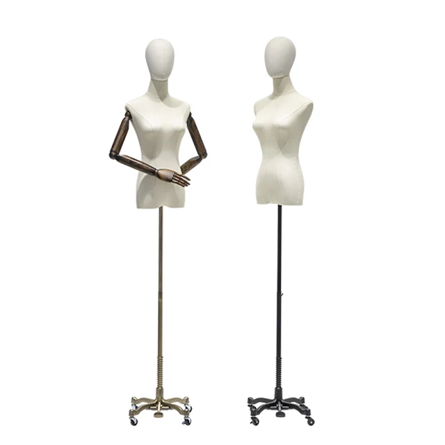 Wholesale Fashion Clothing Display Manikin Full Body Chrome Female Mannequin Dummy Stand Gold Silver Abstract Women 10 Pieces