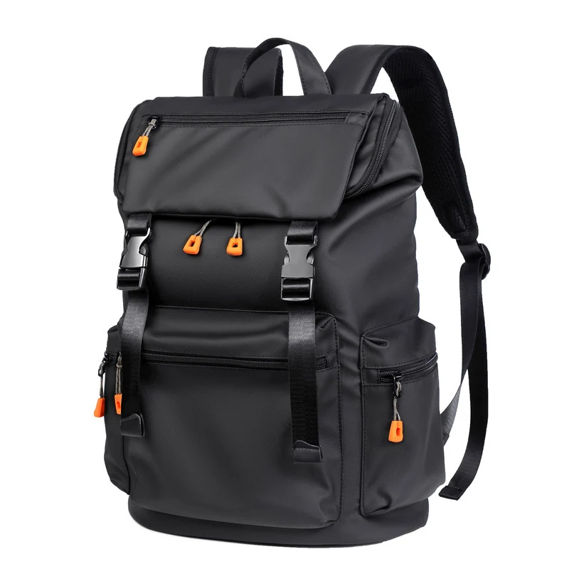 Large Capacity Waterproof Fabric Laptop Backpack with Anti-Theft & USB Charging Port Custom Logo Leisure College School Bag