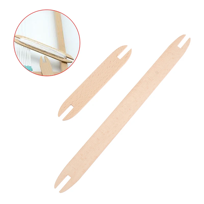 Beech Wood Weaving Shuttle Loom Knitting Tool Sweater Scarf Tapestry Stick Tools