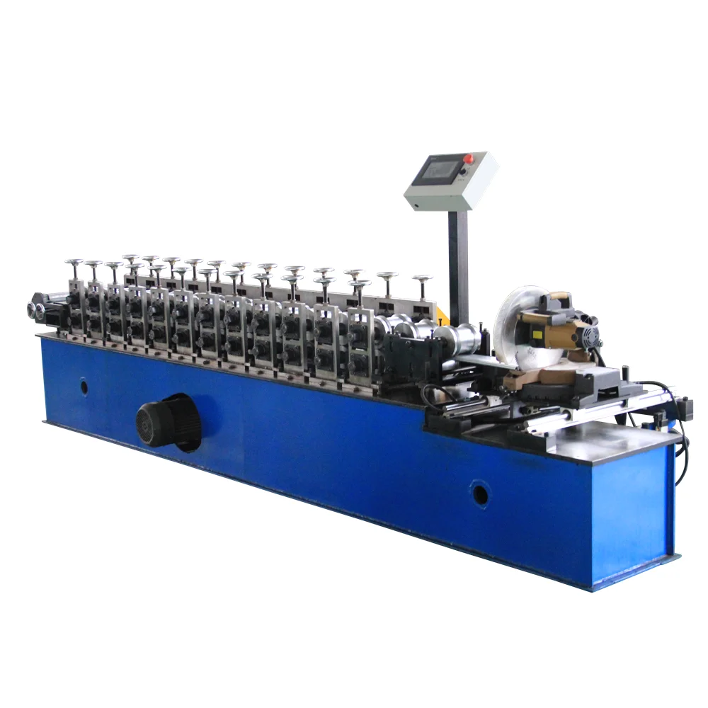 Manufacturer Shutter Door Frame Guide Roll Forming Making Machine Roller Shutter Door Roll Forming Machine