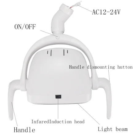 Medical Operation Oral light LED Operating Light Dental Lamp With 4 Light Bulbs For Dental Chair