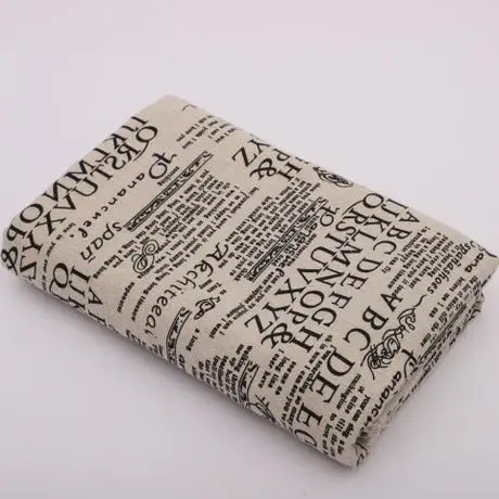 Wholesale High Quality 100% Cotton Printed Linn Pattern Sofa Cover Curtain Cloth Tablecloth Canvas Fabric