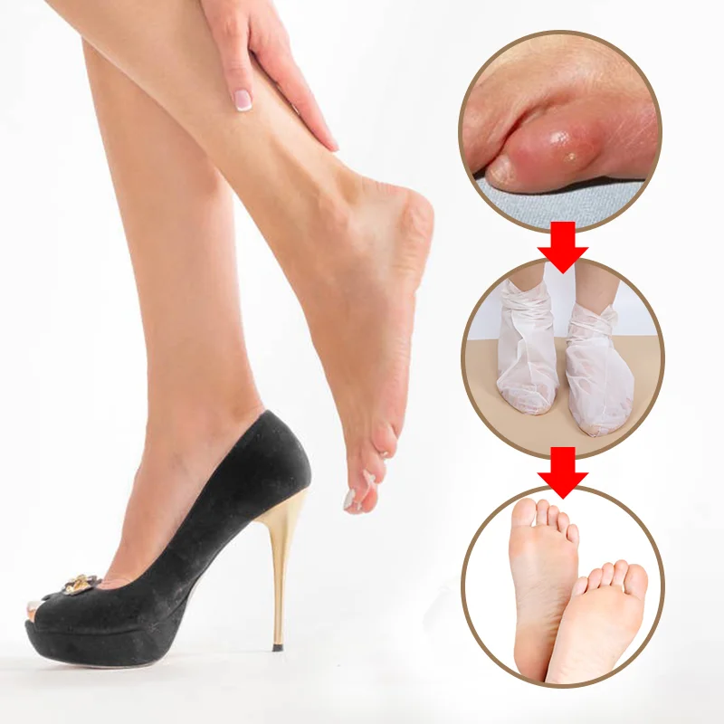 Wholesale Oem Korea Care Feet Silky Foot Sock Exofiliant Exfoliating Baby Peeling Foot Peel Off Mask Babe Feet