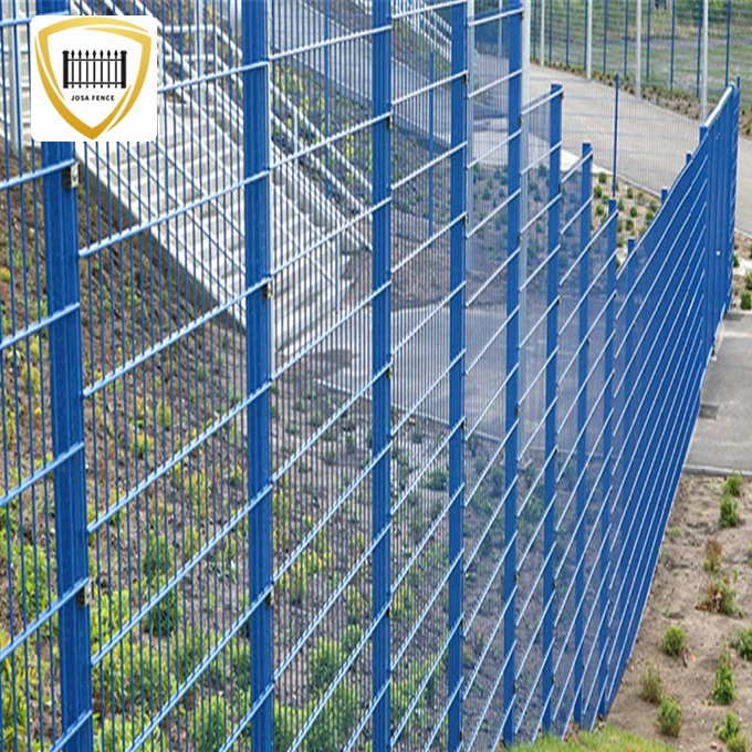 High Security Factory Price Welded Double Wire Rigid Mesh Fence On Sale