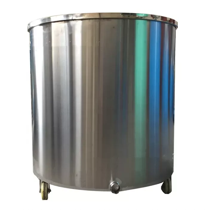 100L 200L 500L 1000L 1500L 2000L Stainless Steel Movable Chemical Storage Tank Equipment With Wheels