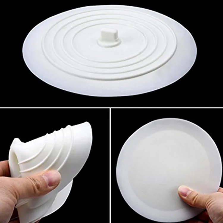 Hot Sale 15cm Kitchen Sink Shower Overflow Bath Tub Floor Drain Plug Cover Silicone Rubber Water Stopper