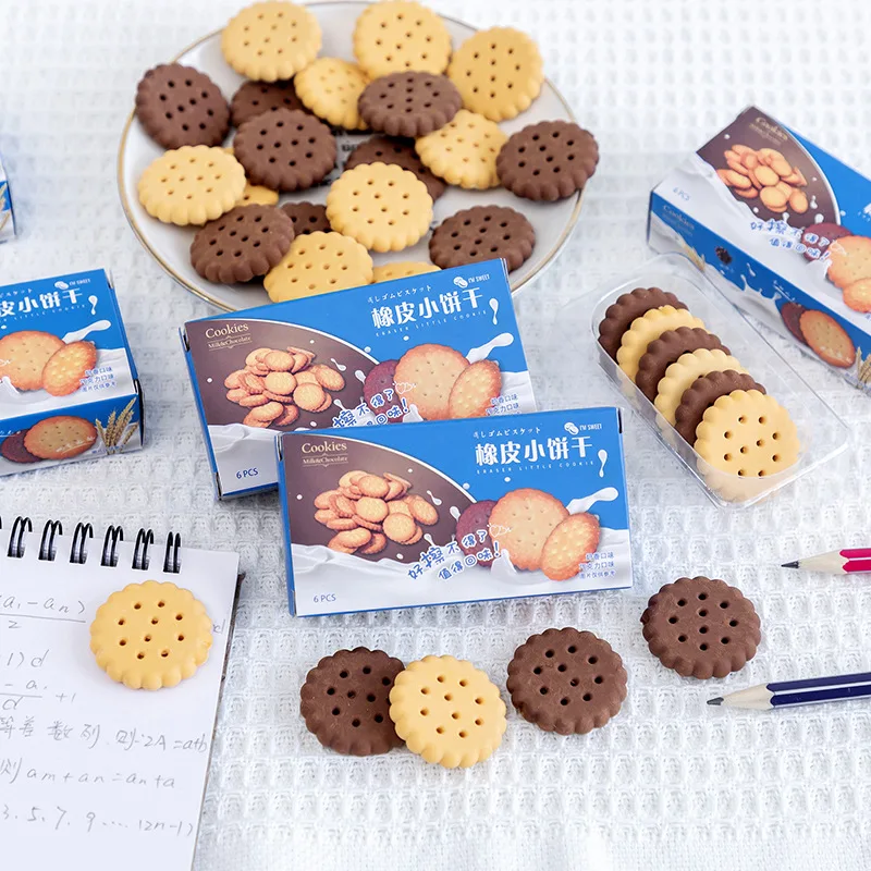3d ластик Eurolucky, Ластики для моделирования печенья, Мультяшные ластики, креативные Обучающие канцелярские принадлежности, ластик для детей