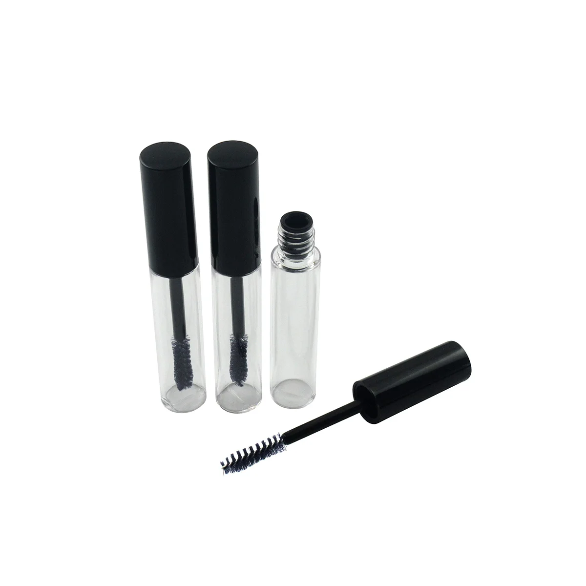 
Free shipping 500pcs TM-M168 7ml eyelash brush mascara applicator private label mascara empty mascara tubes with brush 