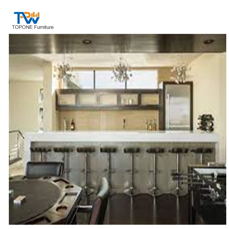 Custom Made Wooden Bar Design Modern Wooden Cafe Bar Counter