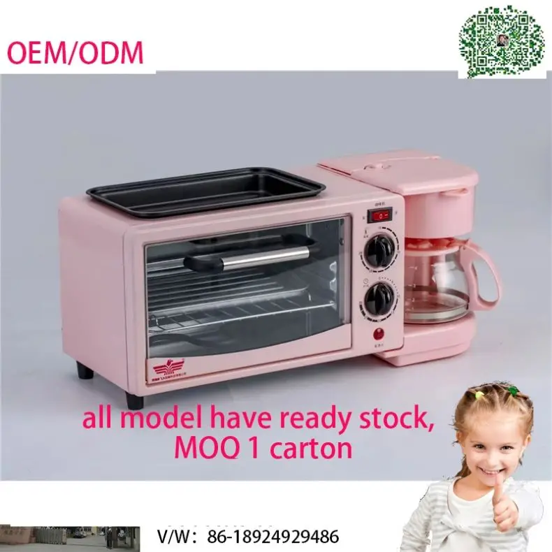 KZC-9L multi function electric oven 3 in 1 breakfast maker coffee maker machine