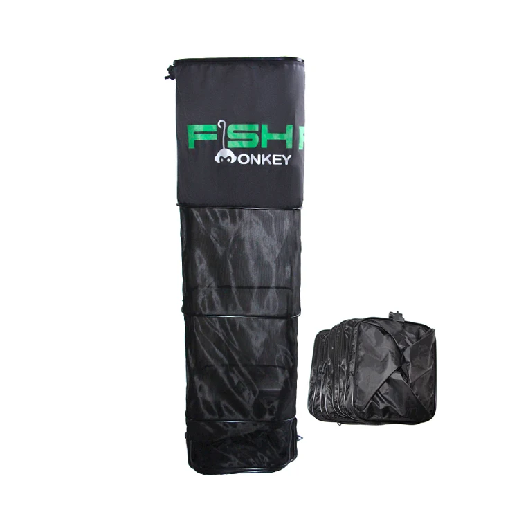 Selco Hot Sale Chinese 40*50 And 45*35 Black Tarp Fishing Cage Keep Nets For Fish Cages Net Carp Fishing