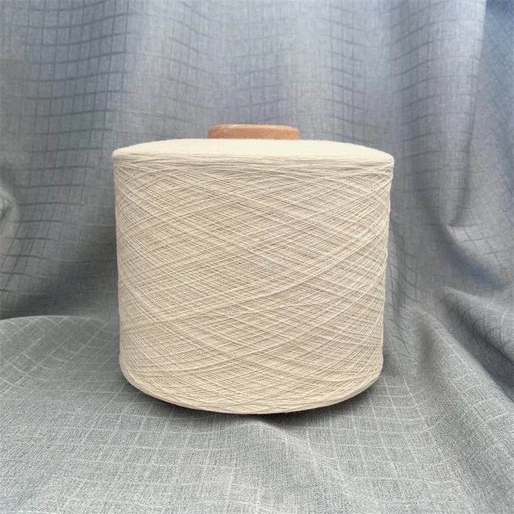 OE 32s 26s 21s 60% Cotton/40% Polyester Blended Yarn Knitted Jersey Yarn for Hoodie Veil Ribbed Design Bleach and Dyed