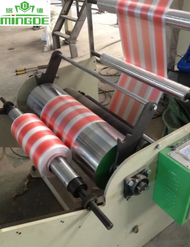 
Double striped multi color blown film extruder machine plastic pe extrusion two colors film blowing machine 