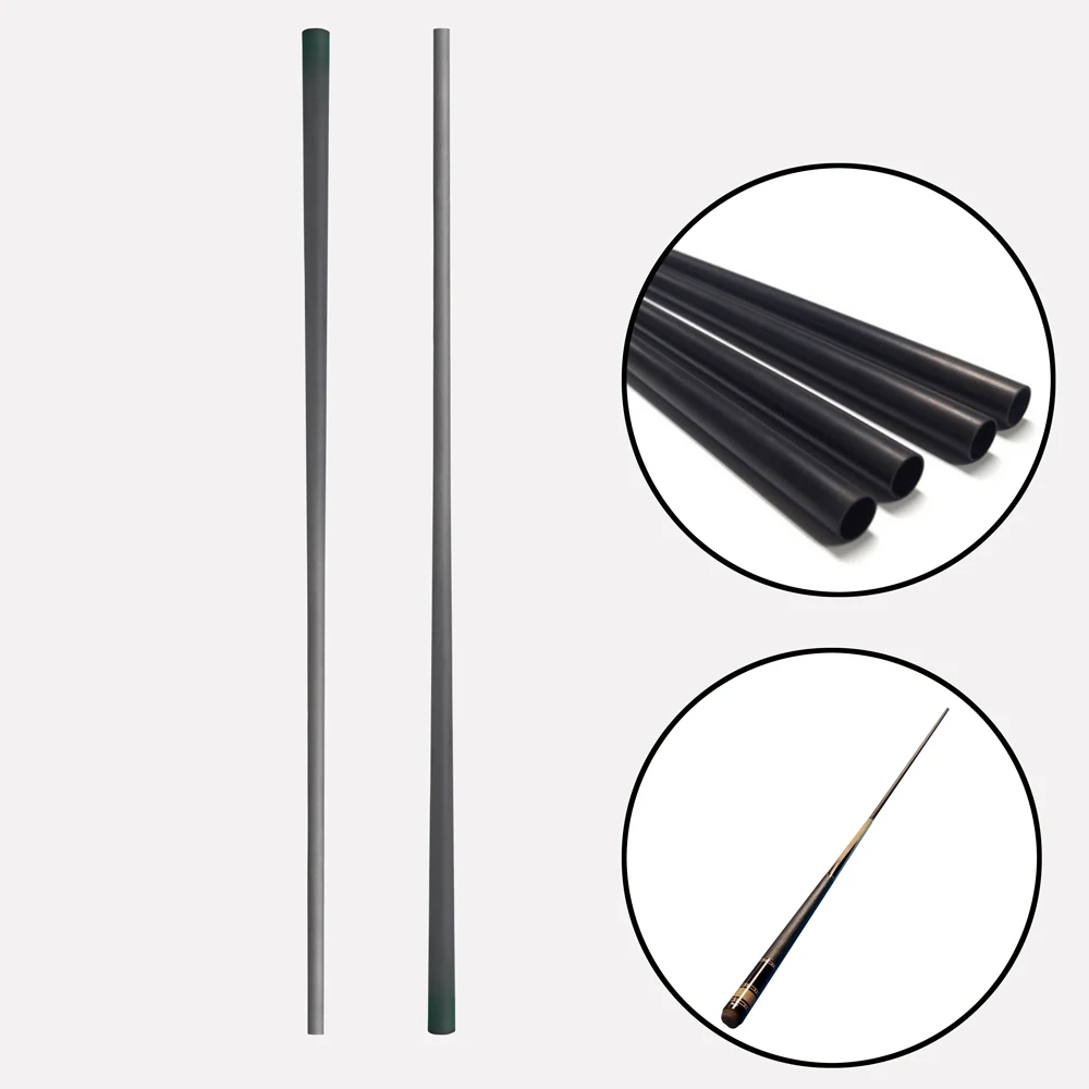 OD21.4/11.8mm,L765mm,thickness 0.9mm Tip Carbon Fiber Pool Cue Shaft parts with Foam from manufactuer