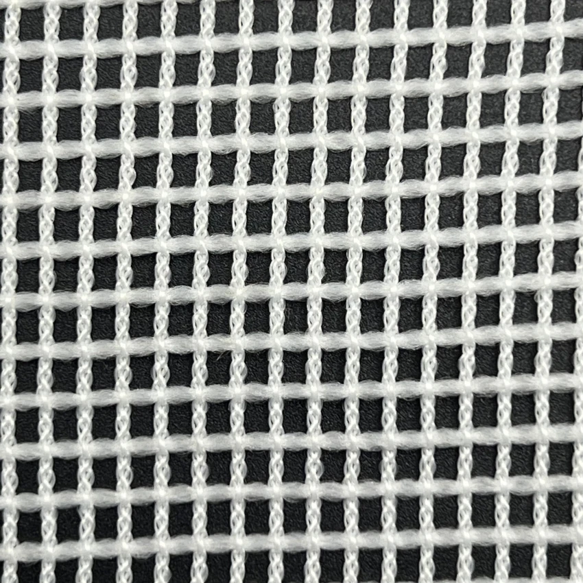 mesh fabric square Design For luggage handbag fruit bag mesh pocket fabric warp knitted mesh fabric