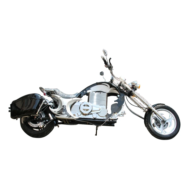90km/h electric  3000W 72V motocicletas chopper