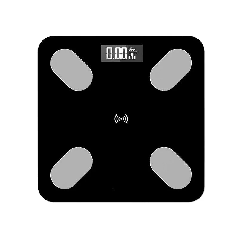 BMI Digital Bathroom Bluetooth Body Fat Scale 180kg Mini Digital Display Rectangle American Style Electronic Scale CE ROHS