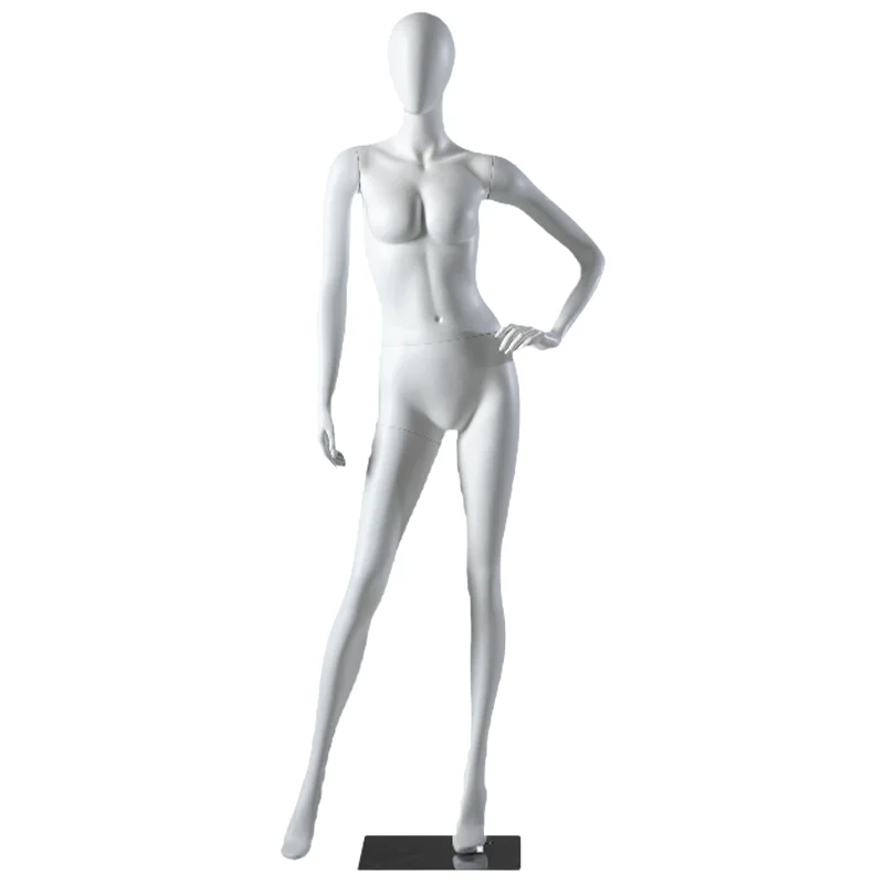 Fashion clothing store props full body standing female mannequins for window display dummy mannequins