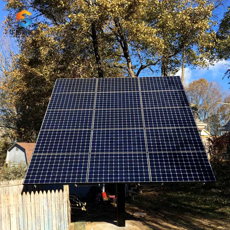 Huayue solar tracker-8KW HYS-15PV-78-LSD Service-oriented Good service dual axis solar tracker gps