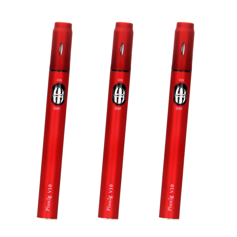 
Wholesale Pluscig V10 Heat Not Burn Device Electronic Cigarette Vape Pen Starter Kit 