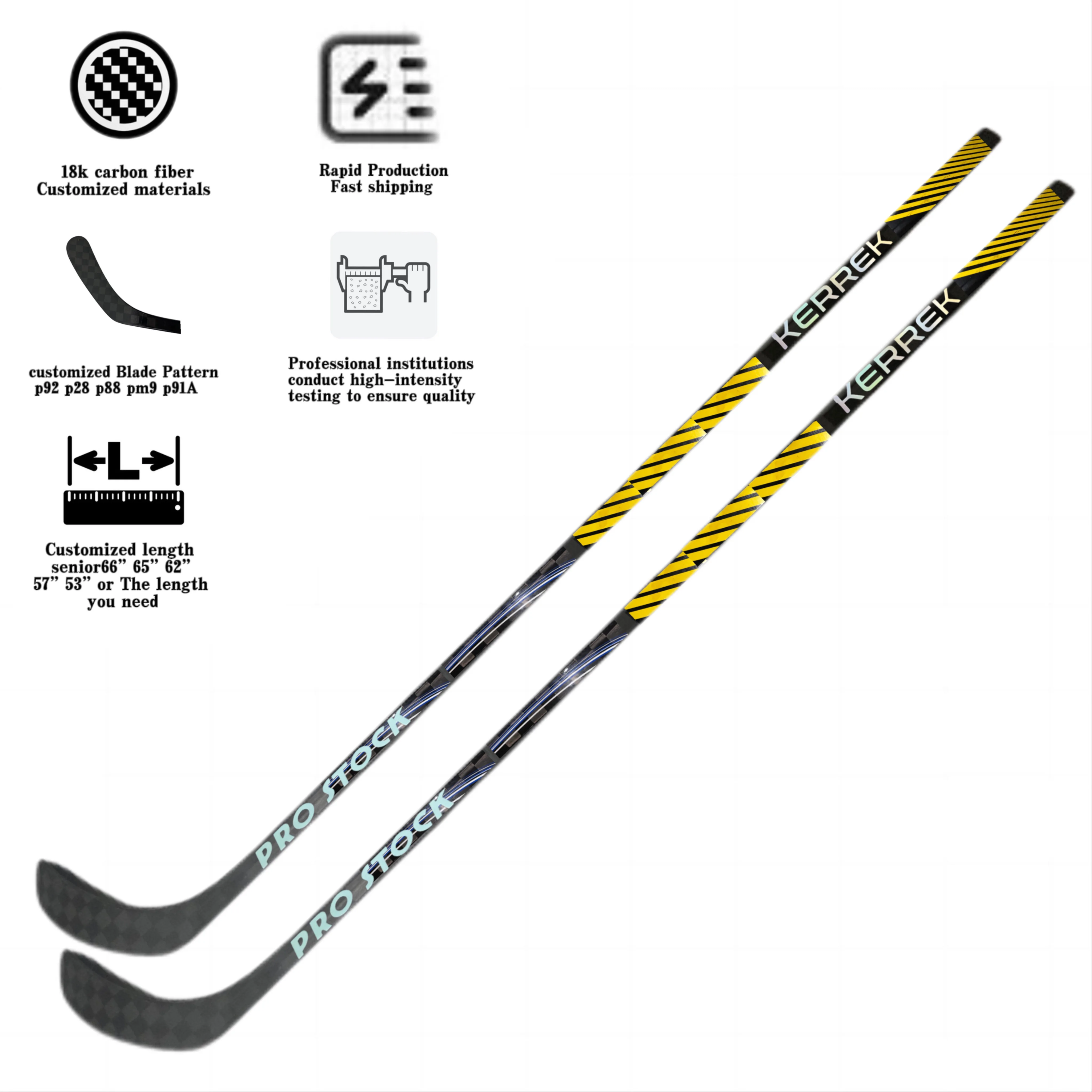 Factory Price Reconditioned Hockey Stick Bottle Opener Reconditioned Hockey Stick for Sale Eco-friendly Field Custom Carbon