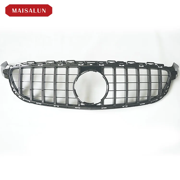 ABS AMG GT type grille for Mercedes Benz C class C200 C300 W205 C63 C63S car High quality 2015-2018