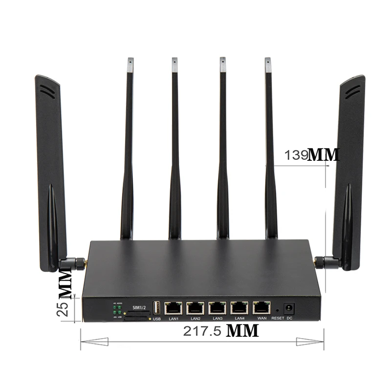 802.11ax гигабитным портом M.2 интерфейс Wi-Fi 4g Роутер двухдиапазонный 1800 Мбит/с Wifi6 5g сим-карты wi fi маршрутизатор WS1208
