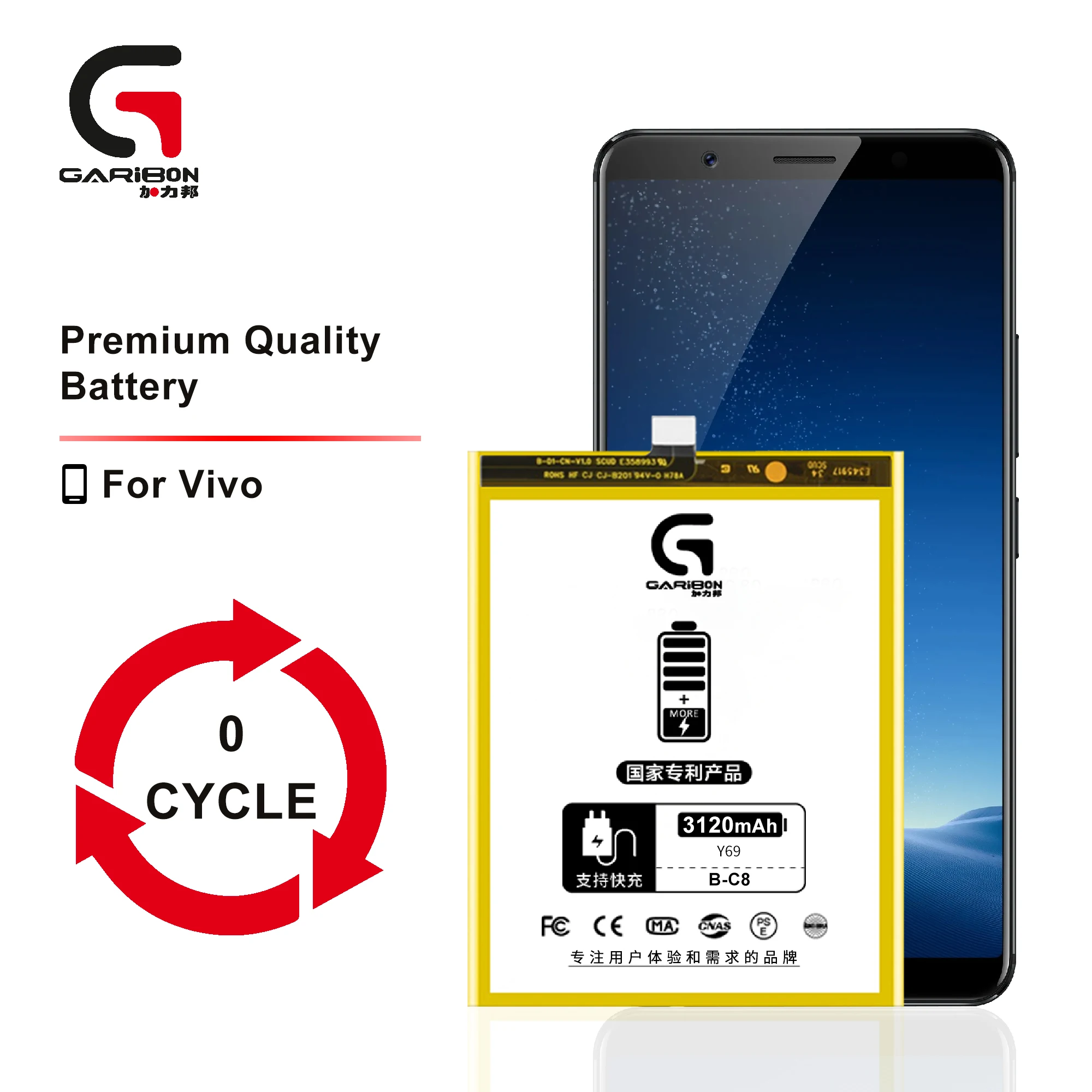 Original Replacement Phone Battery B-K3 for VIVO Y9s S1 Pro 4500mAh 3.87V Rechargeable Li-ion polymer Battery