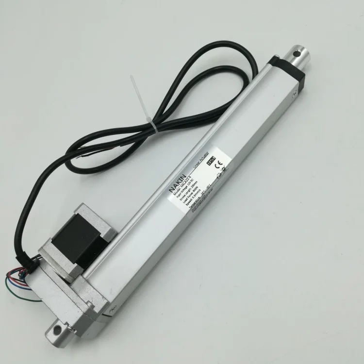 micro electric actuator 12V 24V DC stepper motor linear actuator