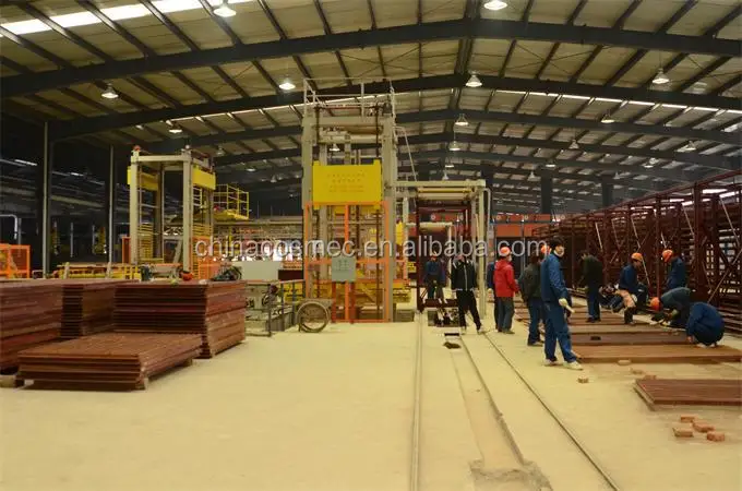 two-time setting progress for brick making Chamber dryer, automatic Drying trolley