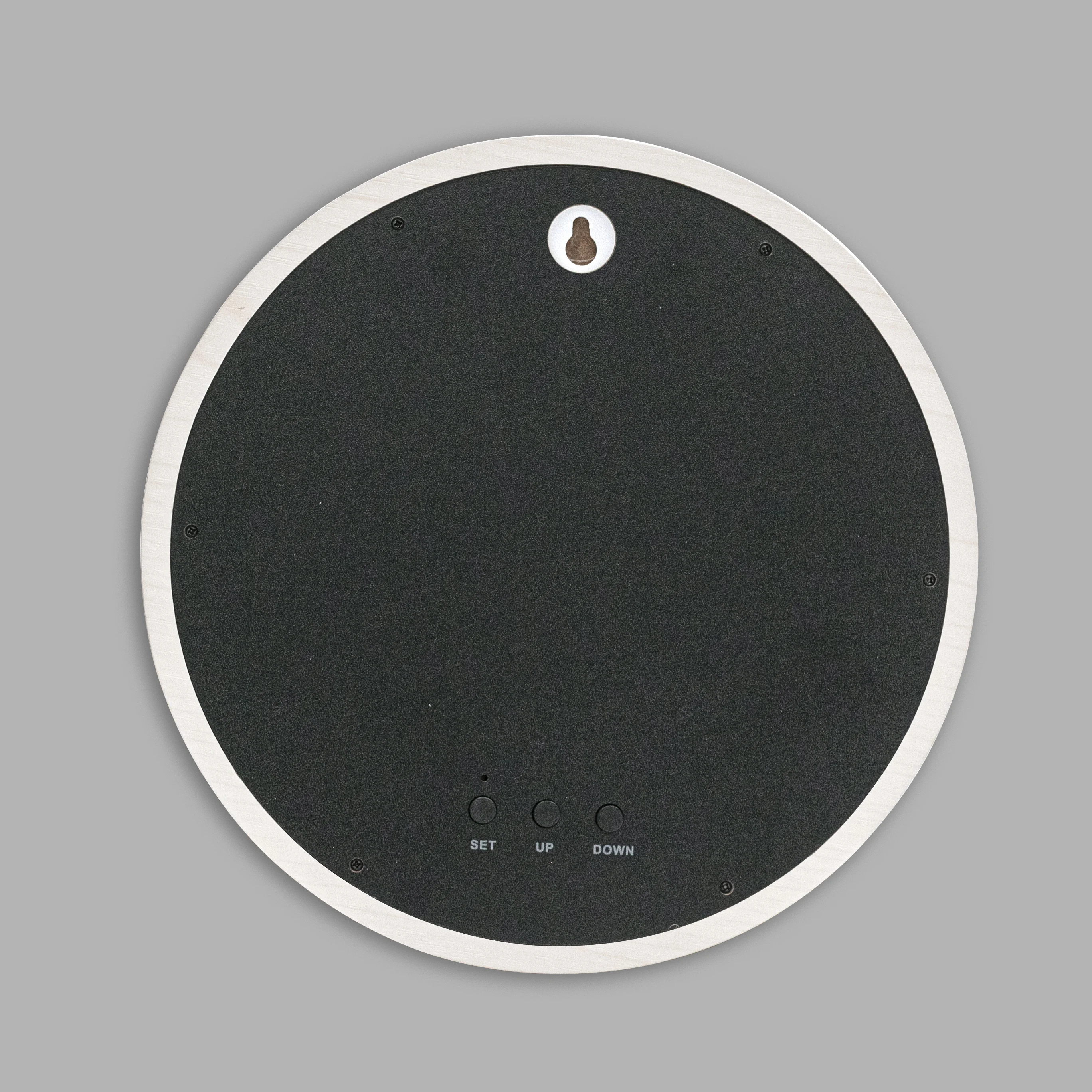 EMAF Novelty modern home decoration led light 12/24H wall clock japan style led digital wooden wall clock for Livingroom office