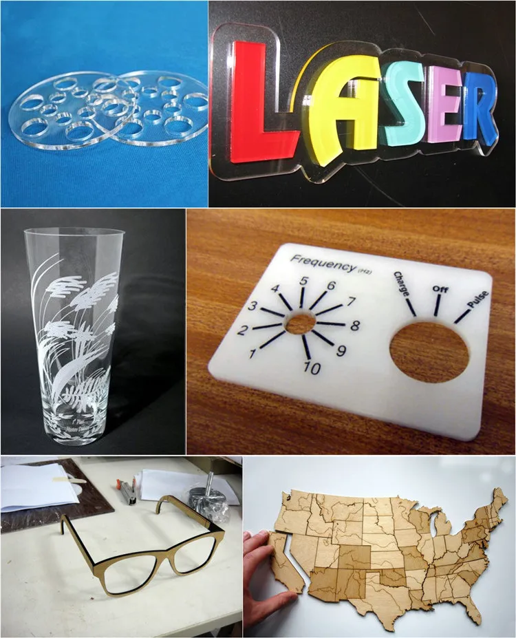 High speed laser cutter 6090 60w 80w 100w mini laser cutting machine for gladd MDF plywood wood acrylic