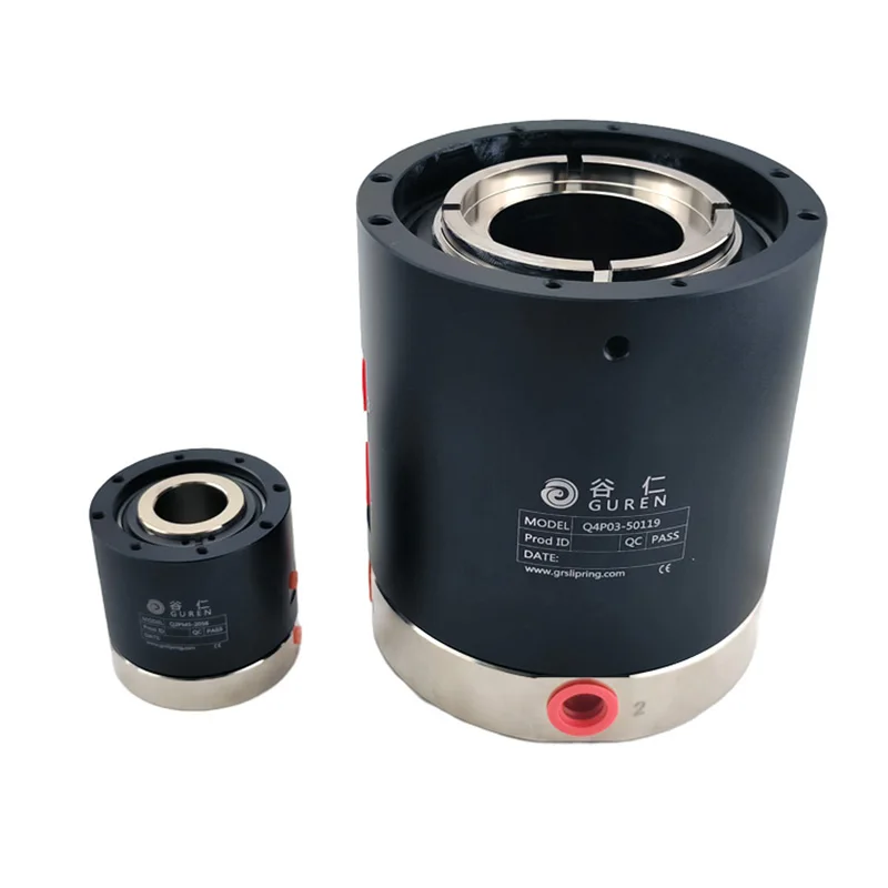 360 degree rotating air joint large aperture pneumatic slip ring high sealing air guide ring