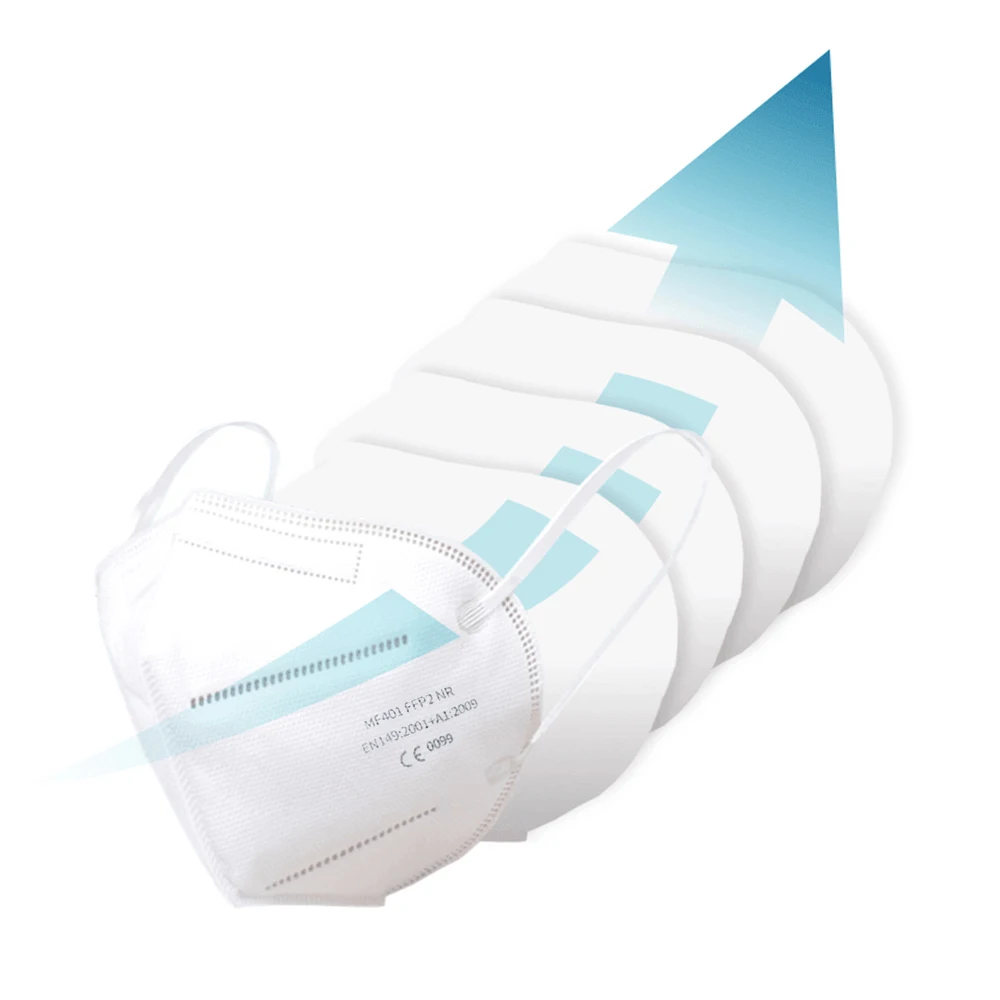 
European warehouse FFP2 Masks packed in German FFP2 Mundschutz 