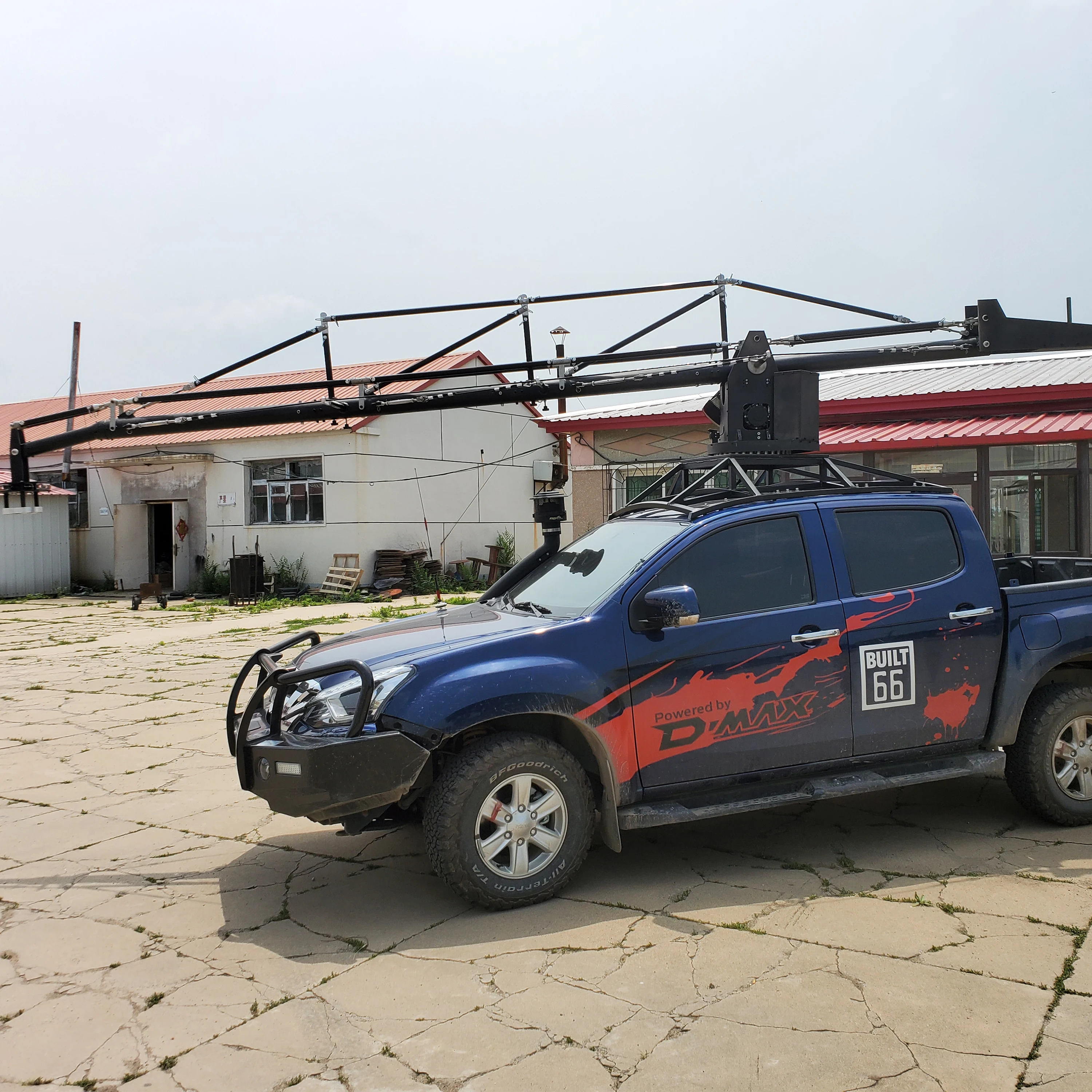 Professional 6 Meters Camera Crane Installed On Cars Vehicle Camera Crane for Sale