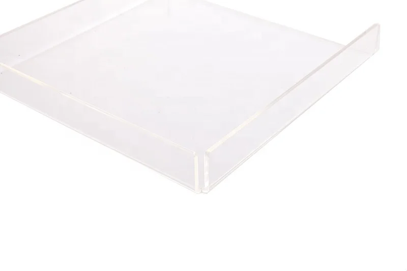 Acrylic desktop stationery letter paper organizer plastic document file holder office filing tray