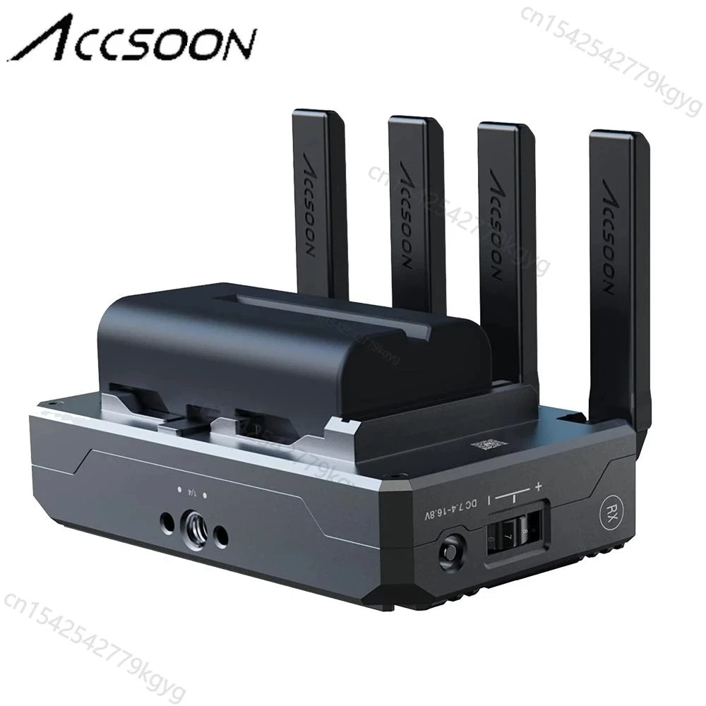 ACCSOON CineView QUAD 150m Wireless Video Transmission System 2.4GHz 5GHz Dual Band support-HDMI SDI for Smartphone Live Stream