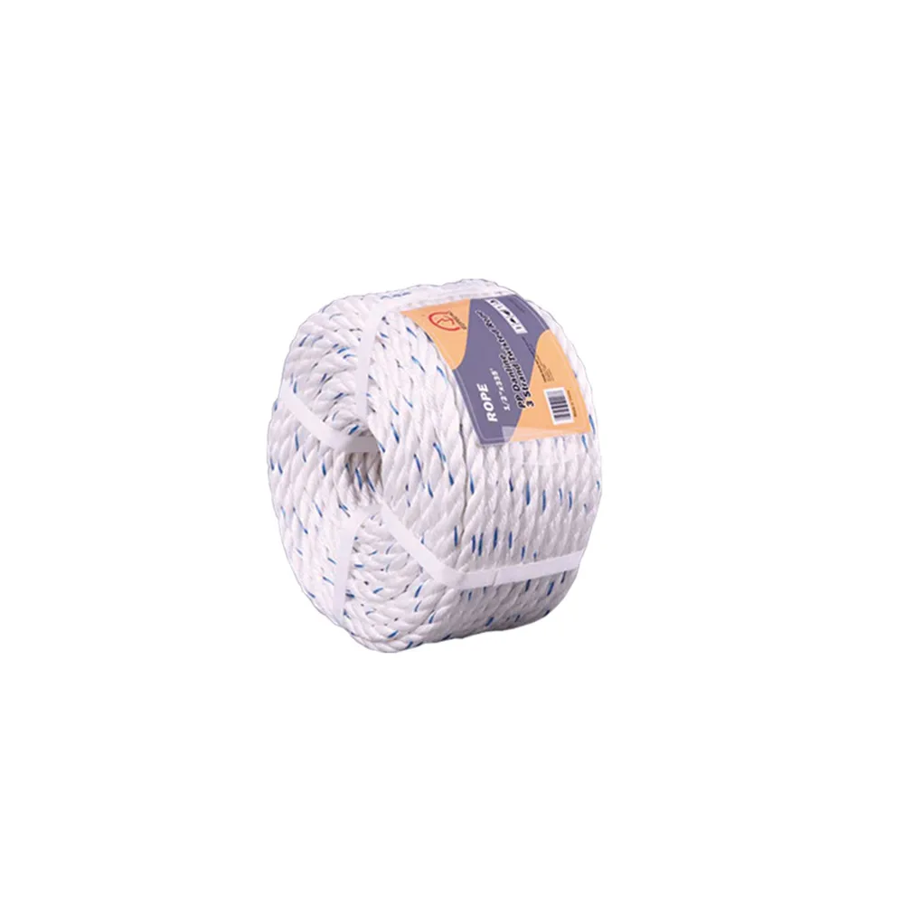 Wear-Resistant Bundled Tent PE polyethylene 3/4 strands braided Twisted Rope multi color and size
