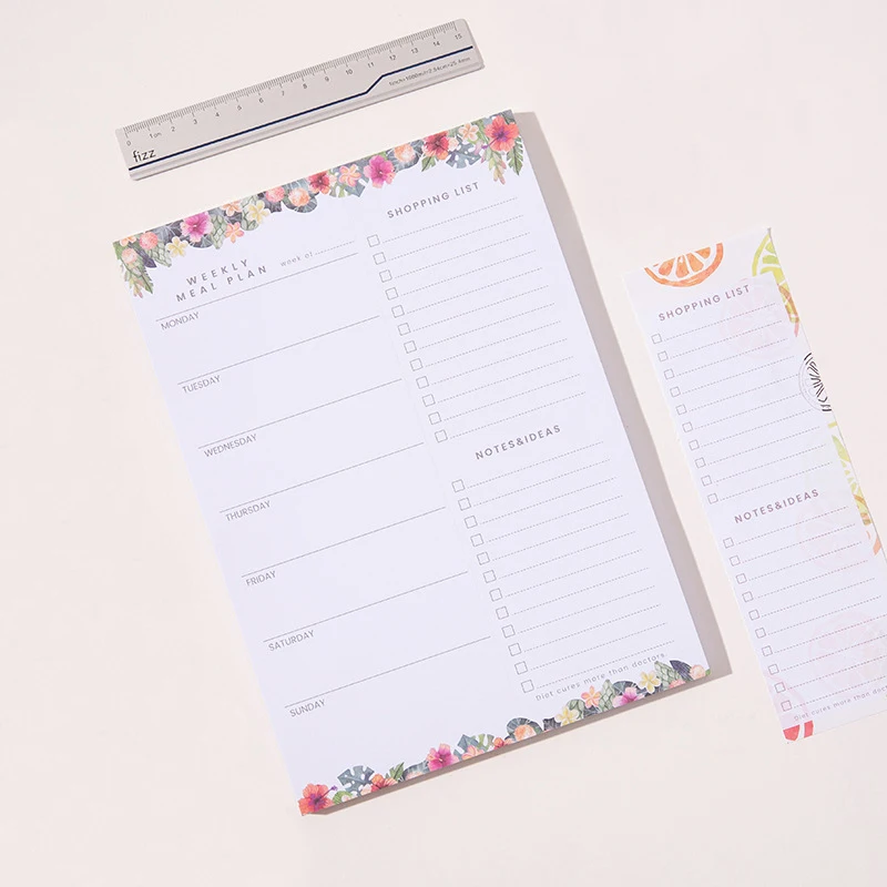 A5 Cheap Custom Logo Printed School Office Planner Note Pads To Do List Paper Shopping List Notepad