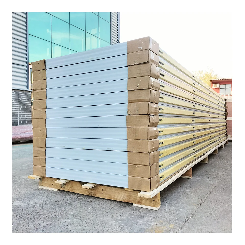 Factory Low Price High Quality Zinc Aluminum Modular Polyurethane PU Foam Sandwich Panel for Roof Ceiling or Wall Insulation