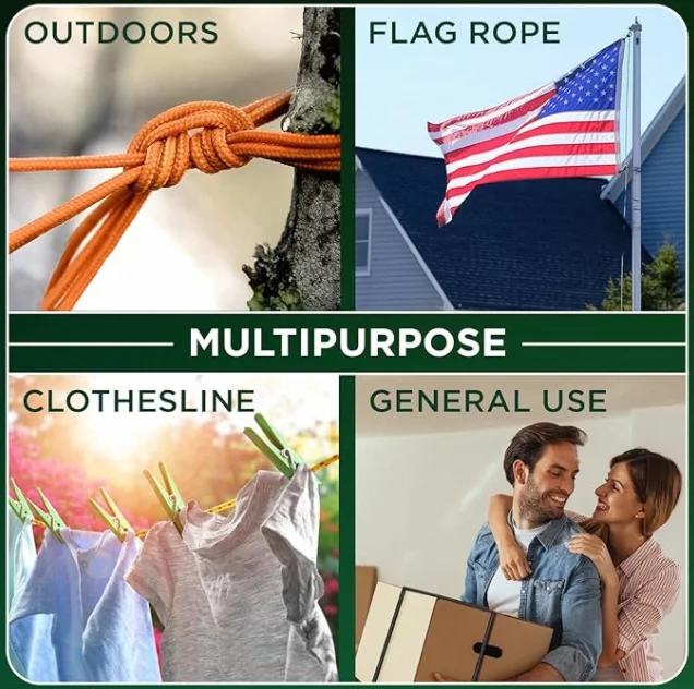 basics natural cotton braided rope all-purpose c clothesline cotton braided rope braided cotton rope 3mm