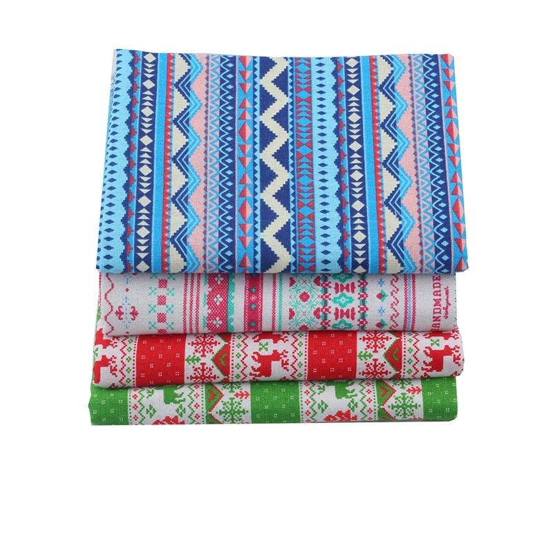 Bohemia Style Linen Fabric Zakka Cloth DIY Textiles For Home Decoration Handicrafts