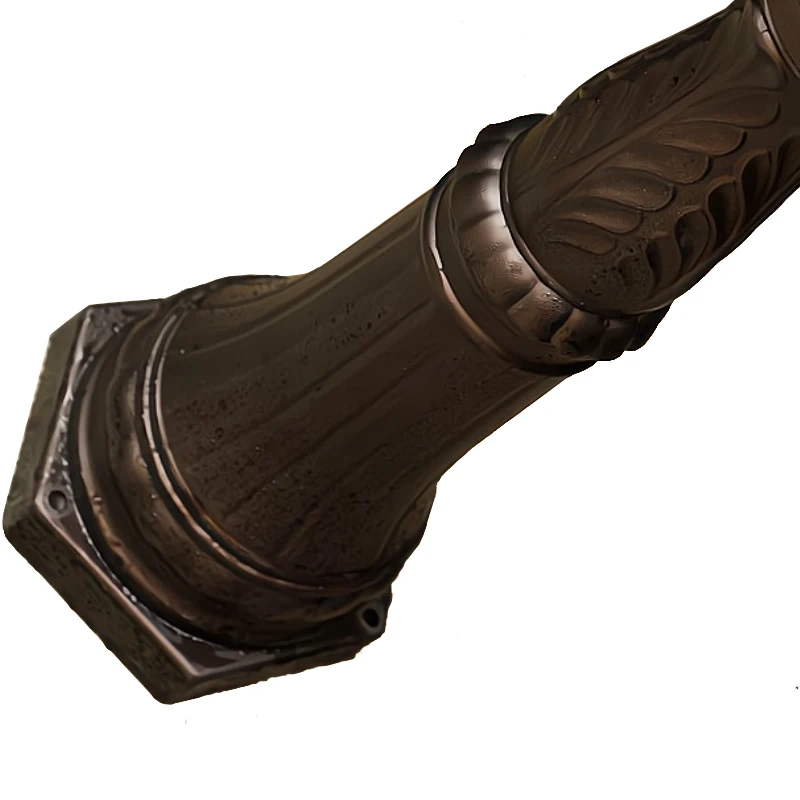 DAWN Outdoor Decorative Street Light Pole Waterproof Exterior Lamp Post Lantern Antique Aluminum Garden Lamp Poles