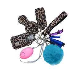 Wholesale 2022 Hot Selling DIY Keychain Accessories Defense Safety Keychains Sets For women Self Defense Gift Keychain