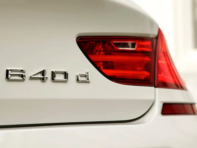 In stock 3D ABS 730d 740d 750d Car Styling Tailbox Letter Badge Badge sticker for BMW 1 3 5 7 Series glossy matte black