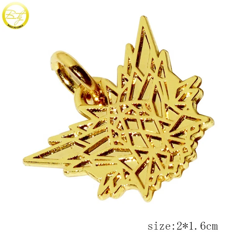 Custom Shape Jewelry Hang Tags Bracelet Accessory Decoration Alloy Gold Logo Dog Charms With Chain