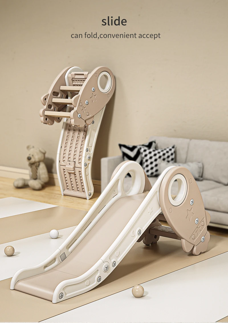 new type high quality Kids Playpen Plastic Fold able fence  For Baby  Playpen  plastic enclosure swing slide combination for kid