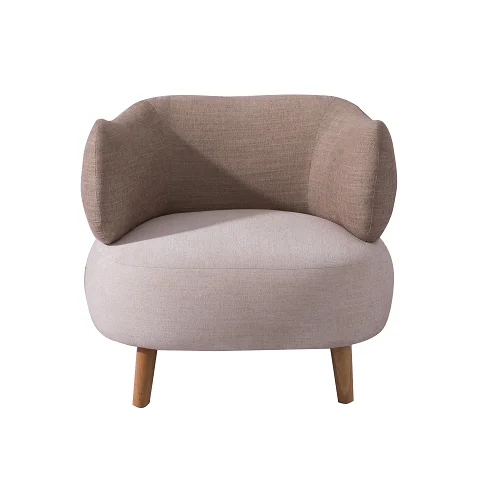 Nisco Living Room Furniture Lounge chair with solid wood legs