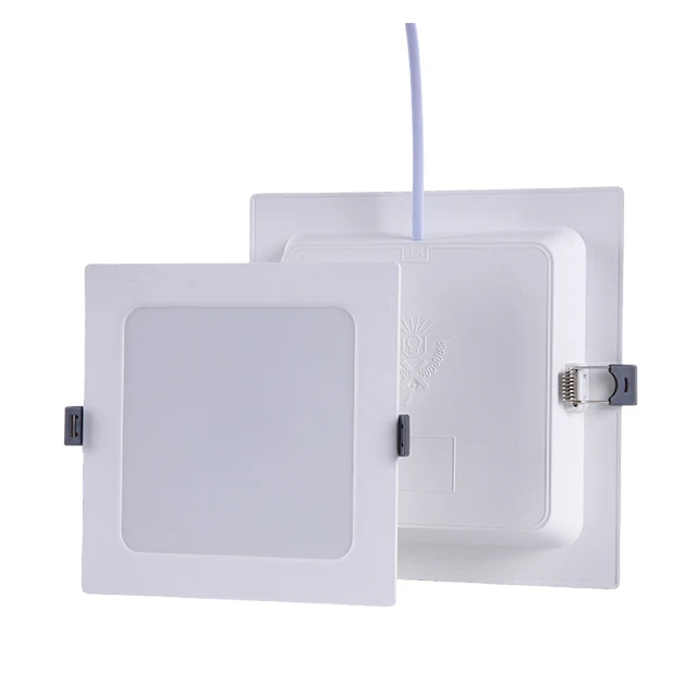 6W 12W 18W 24W Lighting Ceiling Slim Square Backlight Recessed Surface Mounted Led Panel Light