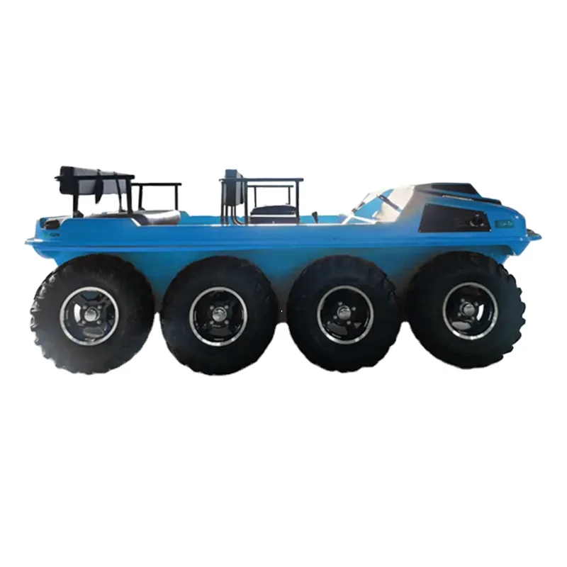 8X8 China High Torque Stability 4 Stroke Amphibious All-terrain Utility Vehicle